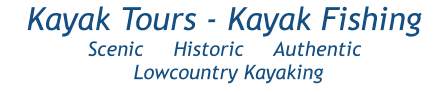 Kayak Tours - Kayak Fishing                 Scenic     Historic     Authentic                       Lowcountry Kayaking