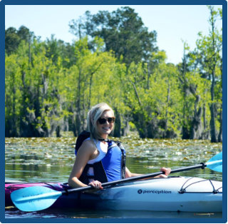 Explore sandy beaches on Coon Island Lake Moultrie nature tour